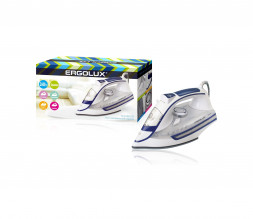 Утюг ERGOLUX ELX-SI03-C35 белый/синий