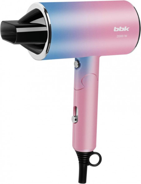 Фен для волос BBK BHD3000 розовый/голубой