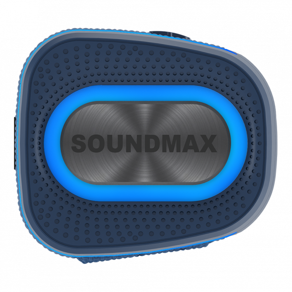 Портативная аудиосистема SOUNDMAX SM-PS5019B(синий)
