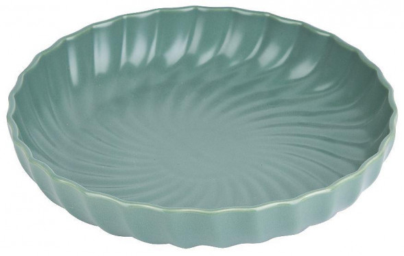 Тарелка NOUVELLE HOME Тарелка &quot;Fresh Taste.Dark green&quot; d=21см h=4см 1730284