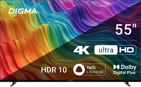 LED-ТЕЛЕВИЗОРЫ DIGMA DM-LED55UBB33 UHD SMART Яндекс