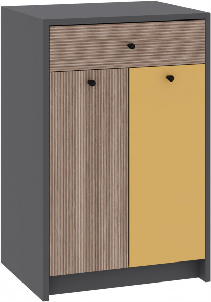 Модульная мебель МЕБЕЛЬ-КОМПЛЕКС JAM Комод 1Я Серый шифер/Грэви/Сэнд