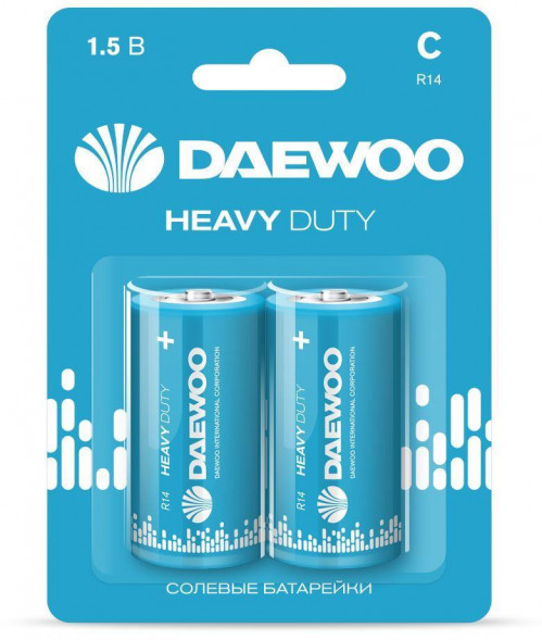 Батарейка DAEWOO R14/2BL Heavy Duty