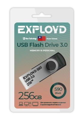 USB флэш-накопитель EXPLOYD EX-256GB-590-Black USB 3.0