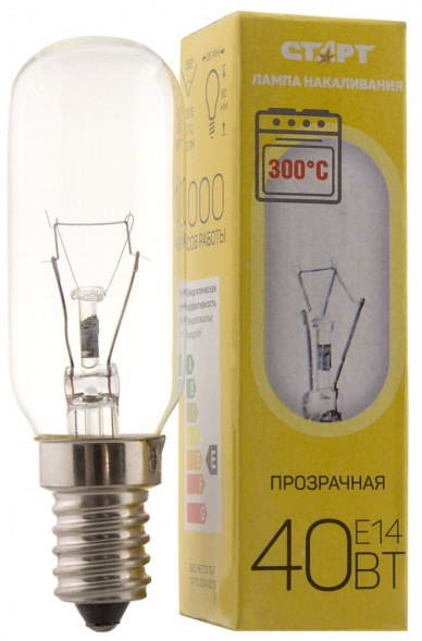 Лампа СТАРТ 40Вт Е14 OVEN