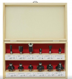 Набор фрез КАЛИБР Набор фрез 1201(8mm, 12шт)