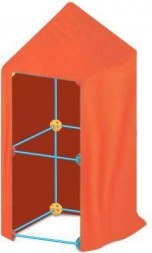 Конструктор-палатка SILAPRO Конструктор-палатка 89 пр (полотно 160х120см; крепление 29шт; трубки 31х0.7см-59шт) (134-193)