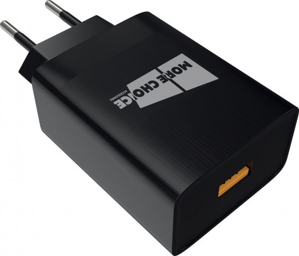 СЗУ MORE CHOICE (4627151195148) NC52QC Black СЗУ 1USB 3.0A QC3.0 быстрая зарядка