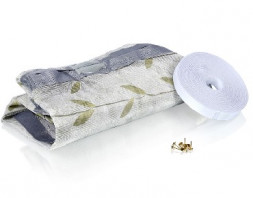 Средство от насекомых HELP 80006 сетка-штора на дверь противомоскитная с рисунком, магнитами и крепежом, 45*210 см, 2шт. в