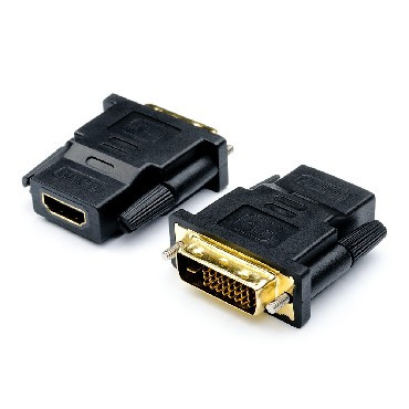 Переходник ATCOM (АТ1208) переходник DVI(male) -HDMI(female) черный (5)