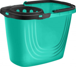 Ведро SPIN&CLEAN SC111611027 Disco прямоугольное с отжимом 8л аквамарин