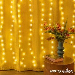 Гирлянда светодиодная WINTER GLADE Гирлянда светодиодная Занавес 200 ламп (CB201)