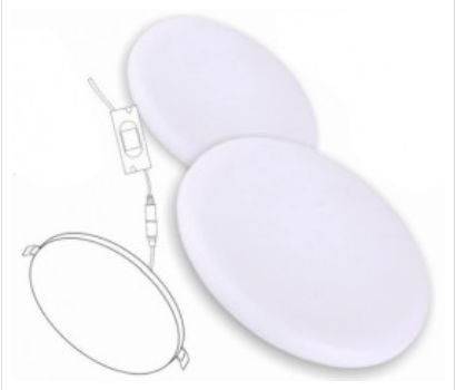 СВЕТИЛЬНИКИ ВСТРАИВАЕМЫЕ ECOLA DFRV90ELC LED DOWNLIGHT встраив. Круглый безрамочный даунлайт с драйвером 9W 220V 4200K 90X30