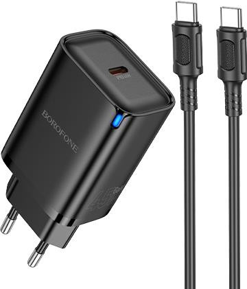 СЗУ BOROFONE (6941991117534) BA86Aaa 1Type-C 3.0A PD 45W , Black