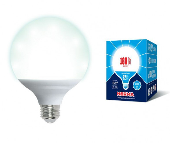 G (Лампы-глобы) VOLPE (UL-00004876) LED-G120-22W/4000K/E27/FR/NR
