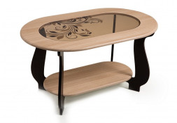 Стол журнальный БИТЕЛ СЖ-21 Дуб/Венге Р-3