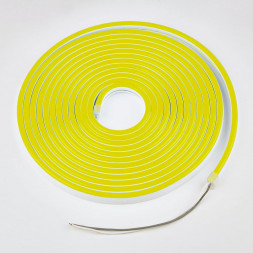 Светодиодная лента UNIEL (UL-00009088) ULS-N01-2835-120LED/m-6mm-IP67-DC12V-9W/m-5M-YELLOW блистер