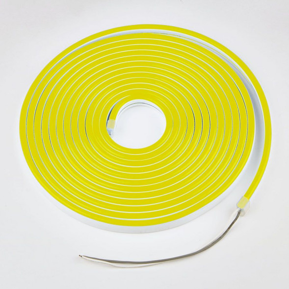 Светодиодная лента UNIEL (UL-00009088) ULS-N01-2835-120LED/m-6mm-IP67-DC12V-9W/m-5M-YELLOW блистер