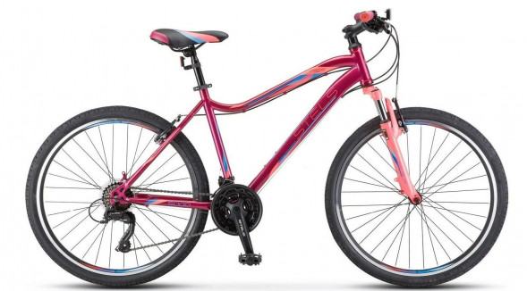 Велосипед STELS Miss-5000 V 26&quot; V050 LU096326 LU089375 18&quot; Вишнёвый/розовый 2021