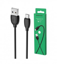 Кабель BOROFONE (6931474701770) BX19 USB-microUSB 2.4A 1M - черный