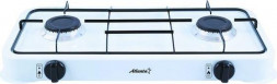 Плита газовая настольная двухконфорочная ATLANTA ATH-1803 (white)