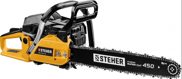 Бензопила STEHER BS-58-45 бензопила, 58 см3