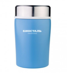 Термос БИОСТАЛЬ CROSSTOWN NTD-500B 0,5л синий)