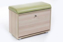 Обувница БИТЕЛ МС-1 Ясень/Салат С-105 (2 кор)