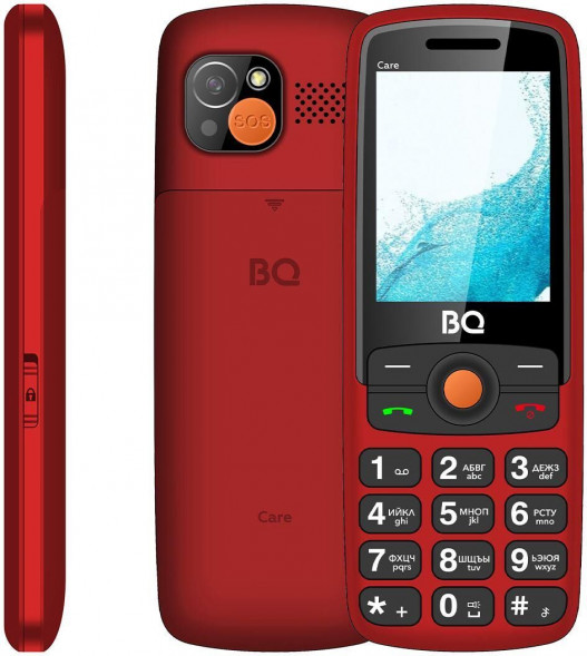 Телефон мобильный BQ 2459 Care Red BQ 2459 Care Red