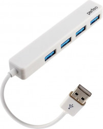 USB разветвитель PERFEO (PF D0785) USB-HUB 4 Port, (PF-H038 White) белый