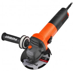 УШМ PATRIOT 110301115 AG 115, тонкий корпус, пылезащищенная. 11000 Вт, Диск 115 мм