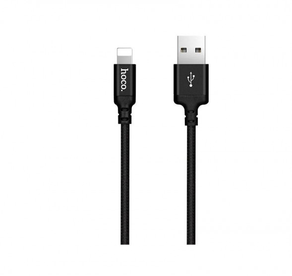 ИНТЕРФЕЙСНЫЙ КАБЕЛЬ HOCO (6957531062820) X14 USB (m) - 8 Pin (m) 1.0m - черный