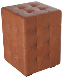 Пуф BONMEBEL Пуф Модерн-2 мини кожзам коричневый (1 пак.)
