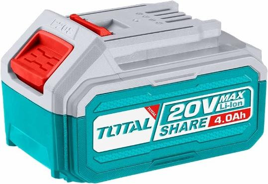Аккумуляторная батарея TOTAL 20В, 4Ач,Li-ion (12шт/упак) TFBLI20021