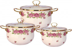 Набор кастрюль ZEIDAN Z-80629 Roses
