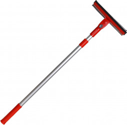 Швабра CLIM ART CA-SB-03 телескопическая для мытья стекол с поролоном и водосгоном 75-125см (CLA00173)