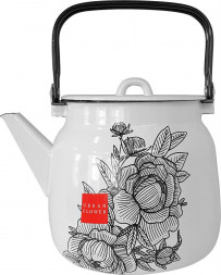 Чайник ЛЫСЬВА 2713/4 Urban flower эмал 3,5л