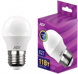 Лампа светодиодная REV 32520 8 G45 11Вт E27 2700K