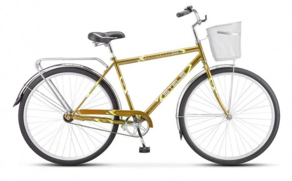 Велосипед STELS Navigator-300 C Gent 28&quot; Z010*LU085341*LU091395 *20&quot; Светло-коричневый +корзина