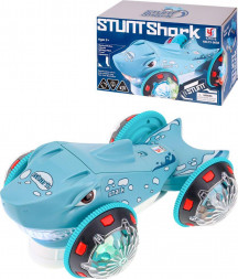 Игрушка NO NAME Акула на колёсах (свет,звук,бат.3хАА не в к-те) 24,5х15,8х10,5см ( Арт. 2339018)