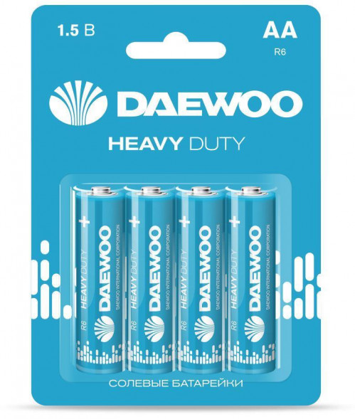 Батарейка DAEWOO R6/4BL Heavy Duty