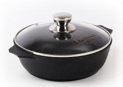 Жаровня МЕЧТА 33802 Гранит black 3л