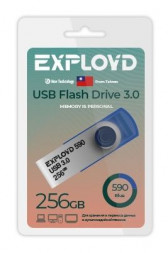 USB флэш-накопитель EXPLOYD EX-256GB-590-Blue USB 3.0