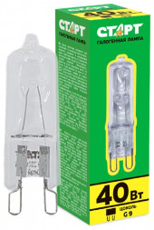 Лампа СТАРТ G9 220V 40W CL