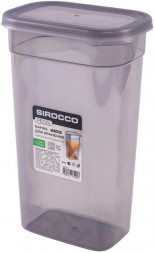Банка для хранения сыпучих продуктов SIROCCO SBP003 Банка для хранения сыпучих продуктов PEGGY серая 1.9л