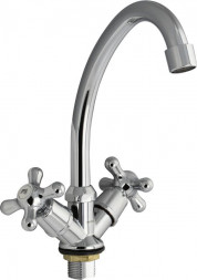 MYFAIR 87305 Смеситель кухонный металлокерамика ручка крест