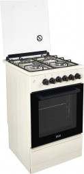 Плита комбинированная MIU 5015 ERP ГК LUX бежевая (электродуховка)