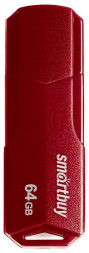 Флэш-напокитель SMARTBUY (SB64GBCLU-BG) UFD 2.0 064GB CLUE Burgundy