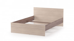Кровать без основания МЕБЕЛЬ-КОМПЛЕКС Оптима Кровать 1,4 без основания Шимо темный/Шимо светлый