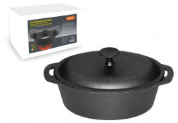 Посуда MALLONY KВ-28 утятница 3,9л чугун (980003)